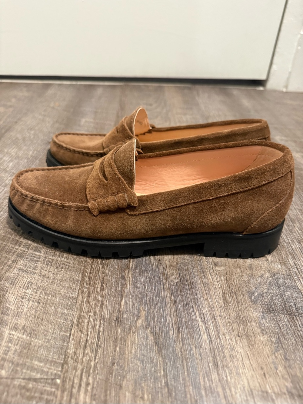 J. Crew Woman’s Tan Suede Lug-Sole Boots